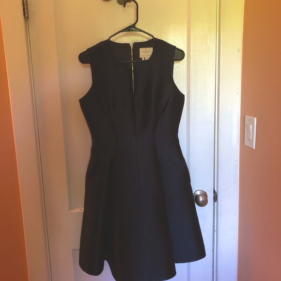 Kate Spade A-Line Flare Sleeveless Midi Cocktail Dress - Picture 3 of 5